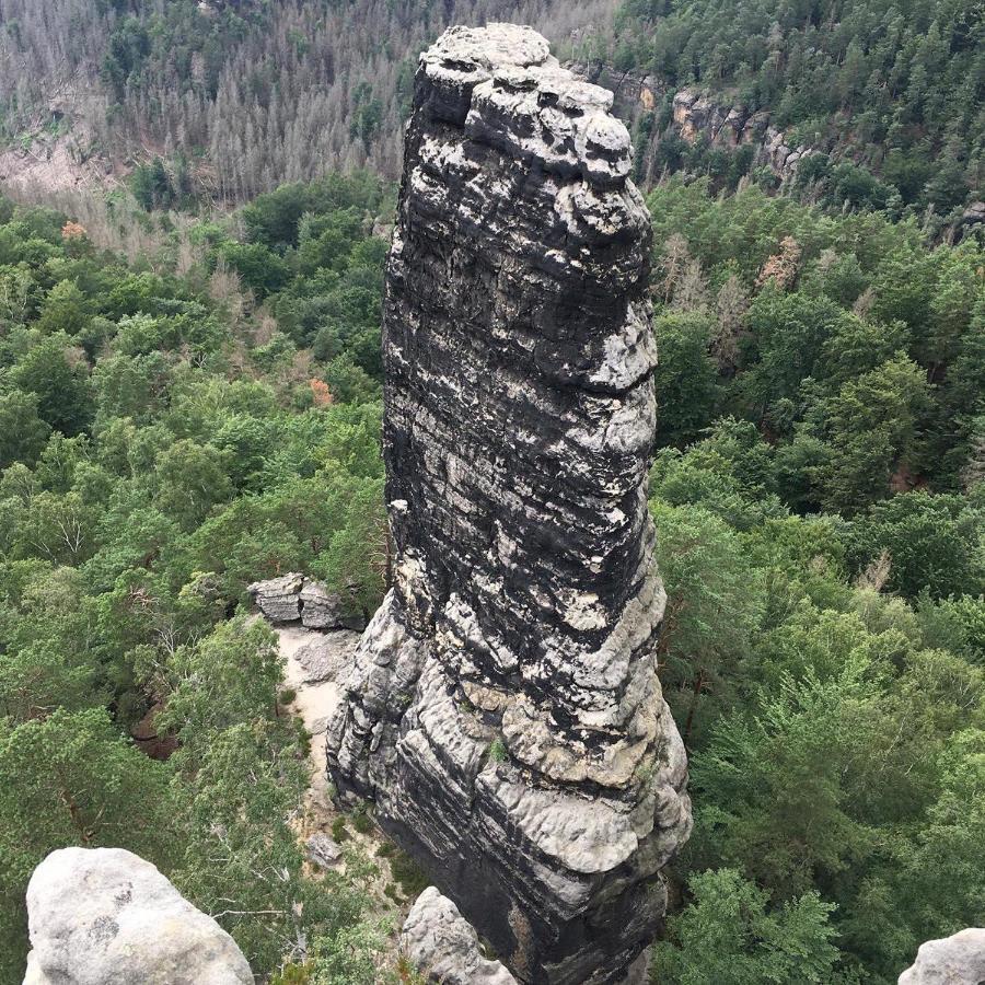 Bergblick Apartment SäChsische Schweiz Sebnitz Bagian luar foto