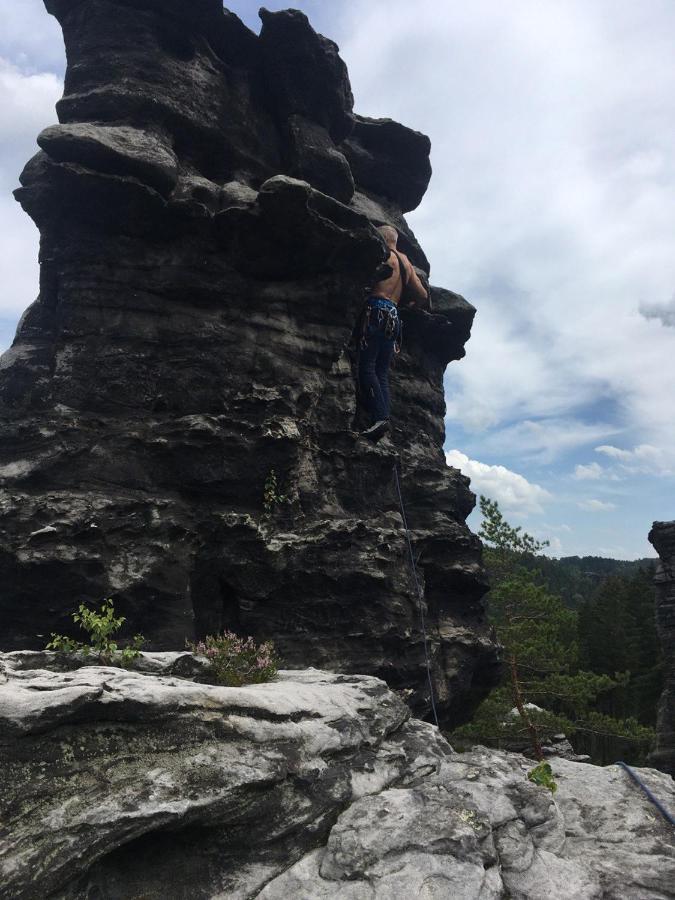 Bergblick Apartment SäChsische Schweiz Sebnitz Bagian luar foto