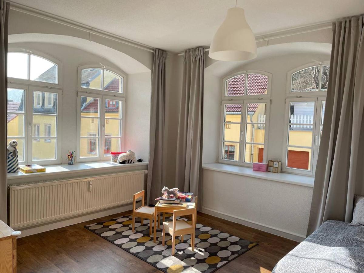 Bergblick Apartment SäChsische Schweiz Sebnitz Bagian luar foto