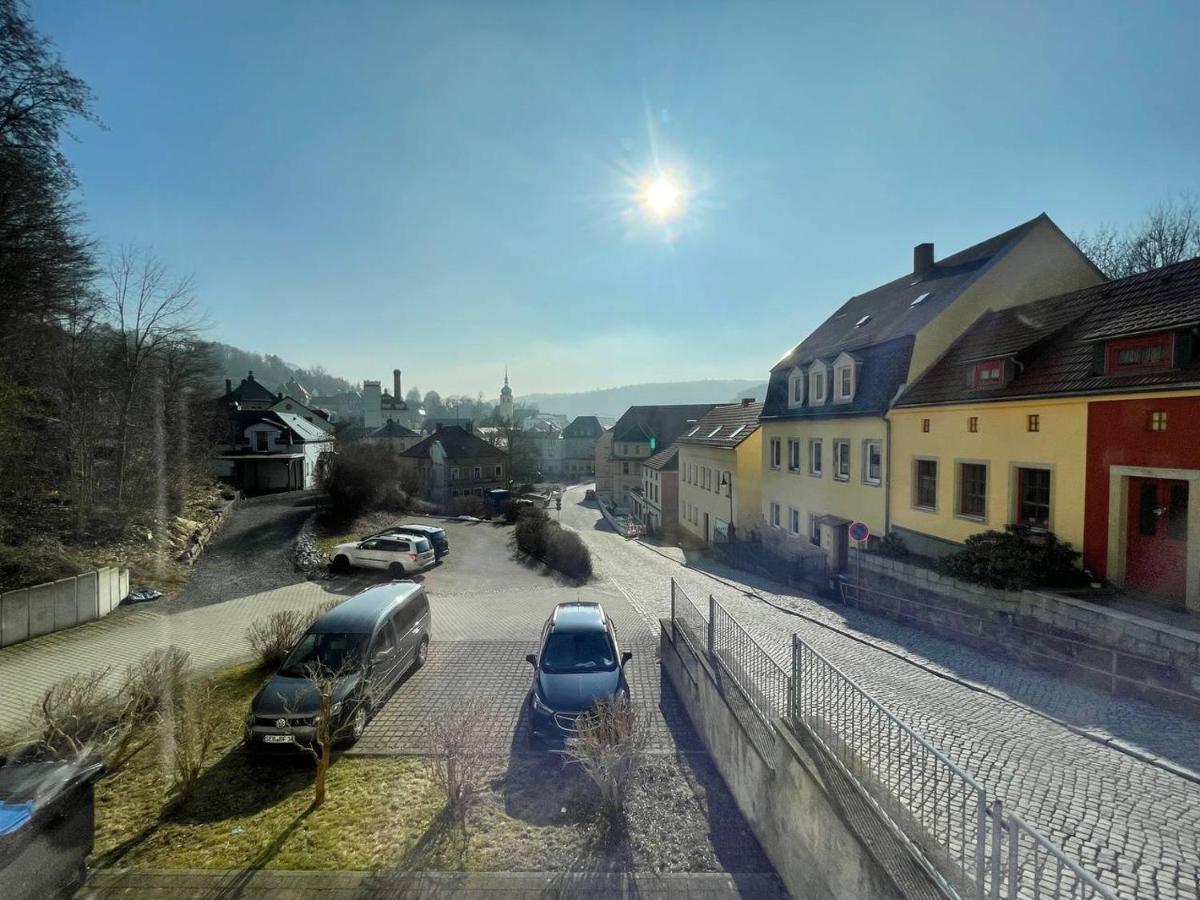 Bergblick Apartment SäChsische Schweiz Sebnitz Bagian luar foto